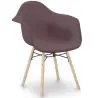Buy Dining Chair Scandinavian Design - Wooden Legs - Skandiva Taupe 61552 home delivery