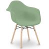Buy Dining Chair Scandinavian Design - Wooden Legs - Skandiva Pastel green 61552 with a guarantee