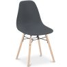 Buy Dining Chair - Scandinavian Design - Wooden Legs - Lumi Dark grey 61559 - in the EU
