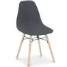 Buy Dining Chair - Scandinavian Design - Wooden Legs - Lumi Dark grey 61559 with a guarantee
