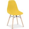 Buy Dining Chair - Scandinavian Design - Wooden Legs - Lumi Yellow 61559 at MyFaktory
