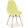 Buy Dining Chair - Scandinavian Design - Wooden Legs - Lumi Pastel yellow 61559 with a guarantee