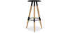 Buy Scandinavian style stool - Metal Black 59144 - in the EU