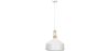 Buy White metal and wood ceiling lamp - Vidar White 59164 - in the EU