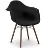 Buy Dining Chairs - Scandinavian Design - Dark Wood Legs - Skandiva Black 61569 - prices