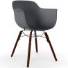 Buy Dining Chairs - Scandinavian Design - Dark Wood Legs - Skandiva Dark grey 61569 - in the EU