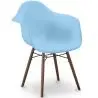 Buy Dining Chairs - Scandinavian Design - Dark Wood Legs - Skandiva Light blue 61569 with a guarantee
