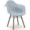 Buy Dining Chairs - Scandinavian Design - Dark Wood Legs - Skandiva Light grey 61569 at MyFaktory