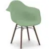 Buy Dining Chairs - Scandinavian Design - Dark Wood Legs - Skandiva Pastel green 61569 home delivery