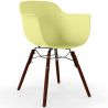 Buy Dining Chairs - Scandinavian Design - Dark Wood Legs - Skandiva Pastel yellow 61569 in the Europe