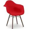 Buy Dining Chairs - Scandinavian Design - Dark Wood Legs - Skandiva Red 61569 in the Europe