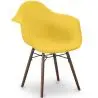 Buy Dining Chairs - Scandinavian Design - Dark Wood Legs - Skandiva Yellow 61569 home delivery