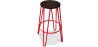 Buy Hairpin Stool - 74cm - Dark wood and metal Red 58321 - in the EU