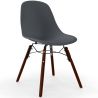 Buy Dining Chairs - Scandinavian Design - Dark Wood Legs - Lumi Dark grey 61575 in the Europe