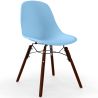 Buy Dining Chairs - Scandinavian Design - Dark Wood Legs - Lumi Light blue 61575 home delivery