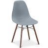 Buy Dining Chairs - Scandinavian Design - Dark Wood Legs - Lumi Light grey 61575 in the Europe