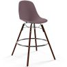 Buy Bar Stool - Scandinavian Design - Dark Wood Legs - Lumi Taupe 61576 - in the EU