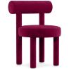 Buy Dining Chair - Upholstered in Velvet - Reece Wine 60708 in the Europe