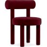 Buy Dining Chair - Upholstered in Velvet - Reece Wine 60708 in the Europe