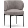 Buy Dining Chair - Upholstered in Velvet - Calibri Dark grey 61007 at MyFaktory