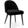 Buy Dining Chair - Upholstered in Velvet - Percin Black 61050 - in the EU