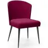 Buy Dining Chair - Upholstered in Velvet - Yerne Wine 61052 in the Europe