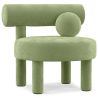 Buy  Armchair - Upholstered in Velvet - Fera Light green 60696 - prices