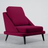 Buy Velvet Upholstered Armchair - Scandinavian Style - Luxe Plaza Wine 61479 in the Europe