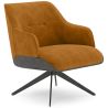 Buy Modern Upholstered Armchair Mid-Century Style - Courtin Mustard 61581 - in the EU