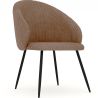 Buy Dining Chair Upholstered in Velvet - Yukon Taupe 61449 home delivery