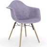 Buy Velvet Dining Chair - Scandinavian Design and Wooden Legs - Skandiva  Pastel Purple 61594 home delivery