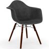 Buy Velvet Dining Chair - Scandinavian Design and Dark Wood Legs - Skandiva  Black 61601 - prices