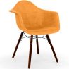 Buy Velvet Dining Chair - Scandinavian Design and Dark Wood Legs - Skandiva  Orange 61601 - in the EU