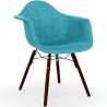 Buy Velvet Dining Chair - Scandinavian Design and Dark Wood Legs - Skandiva  Turquoise 61601 in the Europe