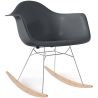 Buy Rocking Chair - Scandinavian Design - Wooden and Metal Legs - Skandiva Dark grey 61605 in the Europe