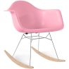 Buy Rocking Chair - Scandinavian Design - Wooden and Metal Legs - Skandiva Pink 61605 in the Europe