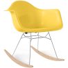 Buy Rocking Chair - Scandinavian Design - Wooden and Metal Legs - Skandiva Yellow 61605 - in the EU