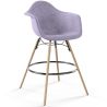 Buy Velvet Bar Stool - Scandinavian Design and Wooden Legs - Skandiva  Pastel Purple 61597 home delivery