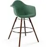 Buy Velvet Bar Stool - Scandinavian Design and Dark Wood Legs - Skandiva  Dark green 61599 in the Europe