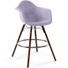 Buy Velvet Bar Stool - Scandinavian Design and Dark Wood Legs - Skandiva  Pastel Purple 61599 in the Europe