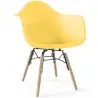 Buy Children's Chair Scandinavian Design - Wooden Legs - Skandiva Yellow 61693 in the Europe
