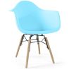 Buy Children's Chair Scandinavian Design - Wooden Legs - Skandiva Light blue 61693 home delivery