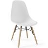 Buy Children's Chair - Scandinavian Design - Wooden Legs - Lumi White 61695 - prices