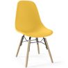 Buy Children's Chair - Scandinavian Design - Wooden Legs - Lumi Yellow 61695 - in the EU