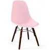 Buy Children Chair - Scandinavian Design - Dark Wooden Legs - Lumi Pink 61699 - in the EU