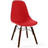 Buy Children's Chair - Scandinavian Design - Dark Wooden Legs - Lumi Red 61699 in the Europe