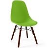 Buy Children's Chair - Scandinavian Design - Dark Wooden Legs - Lumi Green 61699 - in the EU