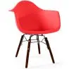 Buy Children Chair - Scandinavian Design - Dark Wooden Legs - Skandiva Red 61703 - prices