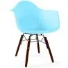Buy Children Chair - Scandinavian Design - Dark Wooden Legs - Skandiva Light blue 61703 home delivery