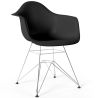 Buy Dining Chair - Scandinavian Design and Metal Legs - Skandiva Black 61727 - prices